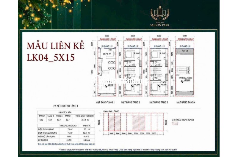 : Khai Thác Đa Năng Cùng Nhà Phố 5x15m Vinhomes Sài Gòn Park – 1 Trệt 3 Lầu Đẳng Cấp